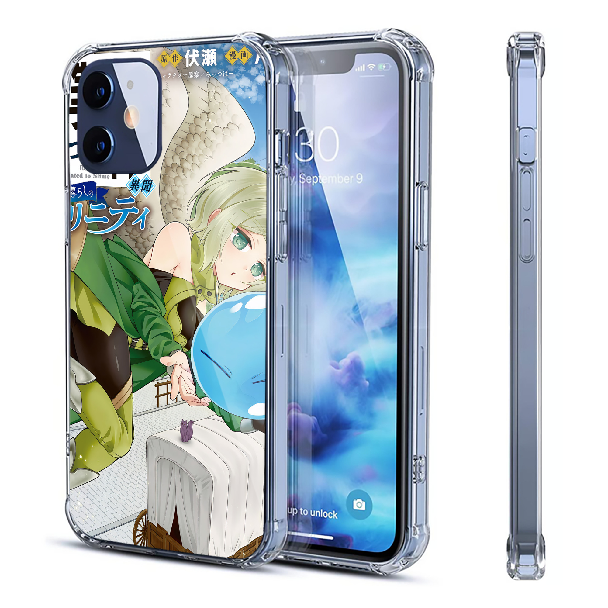 （画像用） 転スラ Regarding Reincarnated to Slime 【iPhone 12シリーズ対応】透明スマホケース（クリアソフトケース）
